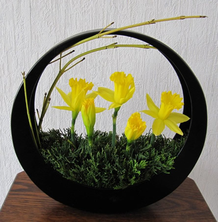 Ikebana maanschikking : Japans bloemschikken - ikebana bloemschikken