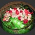Valentijn knutselen : bloemschikken in een schaal