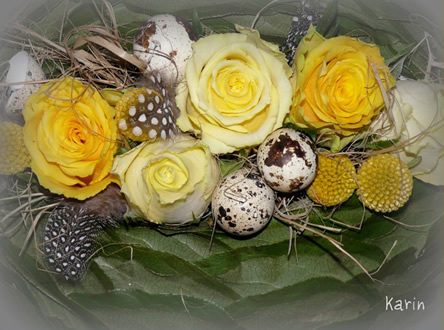 coupon hoofdonderwijzer onduidelijk Decoratie voor Pasen: bladapplicatie paasbol - Tuinadvies