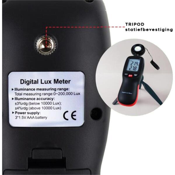 Digitale LUX lichtmeter