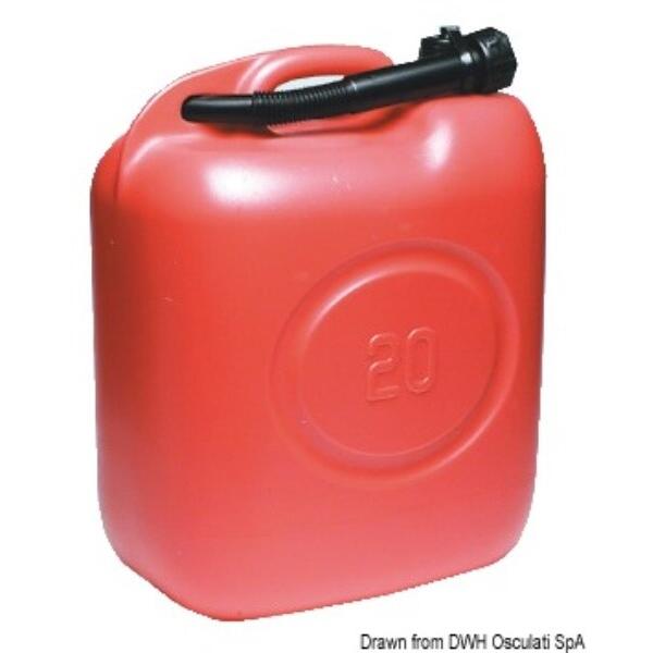 Jerrycan rood 20 liter