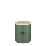 MICA geurkaars glas groen Ø 7,5 cm - Eccentric Jungle