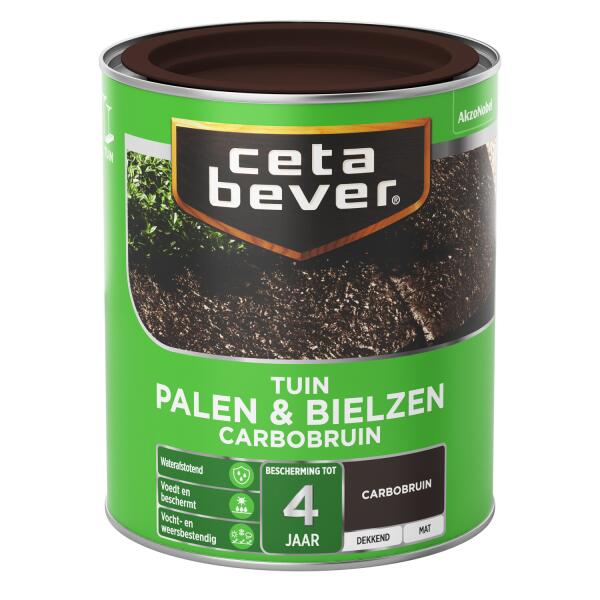  - Cetabever Tuinbeits Palen & Bielzen carbobruin, carbobruin - 750 ml