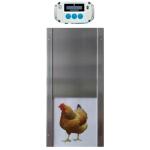 Chickenguard premium op batterijen + alu luik en rails - 23 x 34 cm