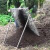Grote tuinzeef voor compost, grond...