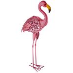Flamingo in metaal op zonne-energie