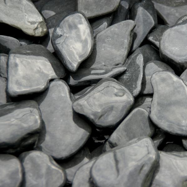 Flat pebbles zwart 1000 kg