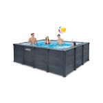 Intex Graphite panel zwembad compleet - 400 × 300 x 124 cm