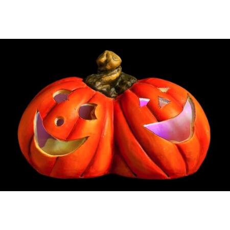 Ophef Supplement Kruik Halloween duo pompoenen LED - Webshop - Tuinadvies