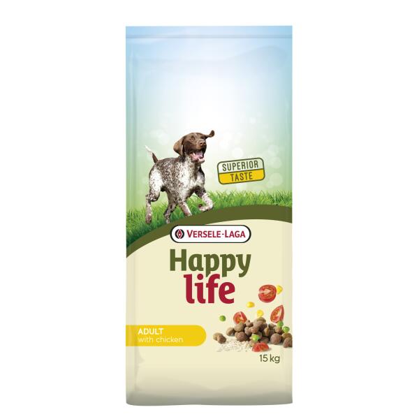 verlegen stil Betreffende Hondenvoer Happy life ADULT Kip - 15 kg - Webshop - Tuinadvies