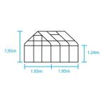 Hobbykas Supreme 66 - 193 x 195 x 195 cm - 3,8 m²