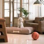 Hondenkussen Fatboy® doggielounge Large - stonewashed taupe 120 X 80 cm