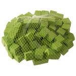 Houten blokjes groen 1,5 cm