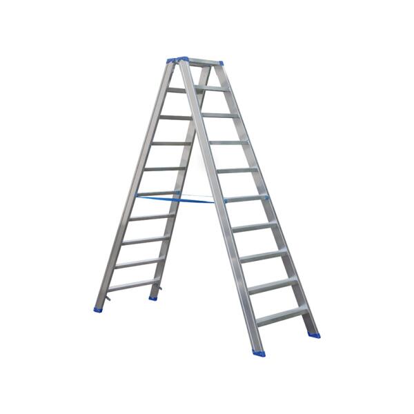 Dubbele trapladder Sparta DUO 10STEP
