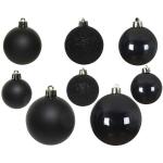 Mix kerstballen - zwart (26 stuks)