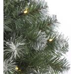Kerstboom kunststof Norton frosted met verlichting - H45 x Ø20 cm