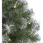 Kerstboom kunststof Norton frosted met verlichting - H60 x Ø23 cm