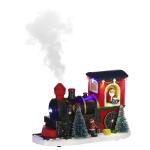 Kersttafereel Christmas train - 22,5 x 9,5 x 13,5 cm