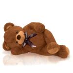 Knuffelbeer Sam in pluche bruin - 85 cm