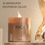 MICA geurkaars glas bruin Ø 7,5 cm - Woodland Fig