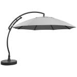 Easy Sun parasol XL375 Olefin met voet - lichtgrijs