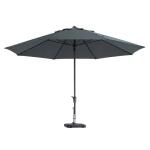 Parasol timor luxe 400 cm Polyester grijs grade 6