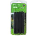 Plantenlabels zwart kunststof - 15 cm (50 stuks)