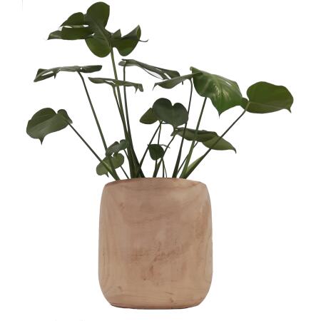 Plantenpot Pia hout - 31 x 32 cm Webshop - Tuinadvies