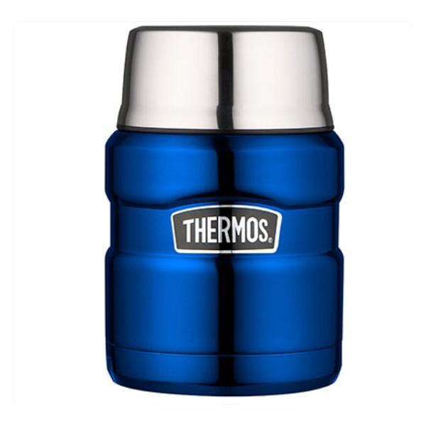  - Thermos KING metaalblauw - 470 ml