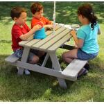 Picknicktafel KIDS taupe - gedroogd hout