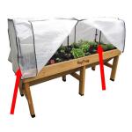 Frame + PE-hoes voor Vegtrug 1,8 m