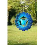 Windspel vlinder blauw 30 cm