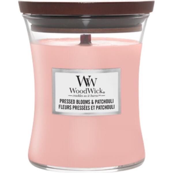  - WoodWick M Pressed Blooms & Patchouli